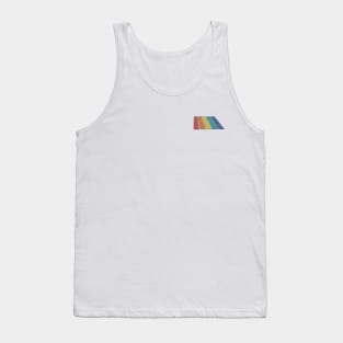 Retro Rainbow Stripes Tank Top